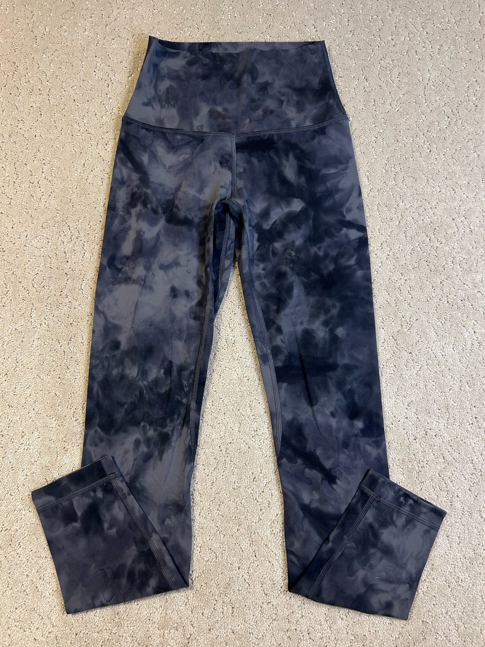 Lululemon Align High-Rise 25" Leggings in Diamond Dye Pitch Grey Size 2